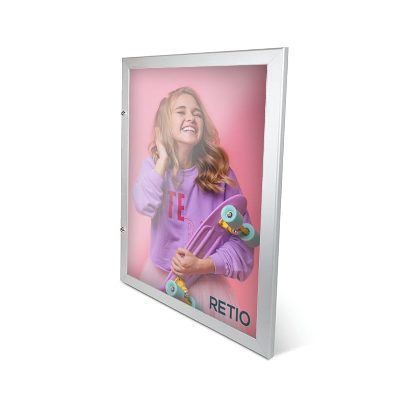 Gablota na plakat A0 (84,1 x 118,9 cm) zamykana na kluczyk do użytku zewnętrznego i wewnętrznego gablota zewnętrzna wewnętrzna gablota ogłoszeniowa gablota informacyjna tablica ogłoszeń tablica informacyjna