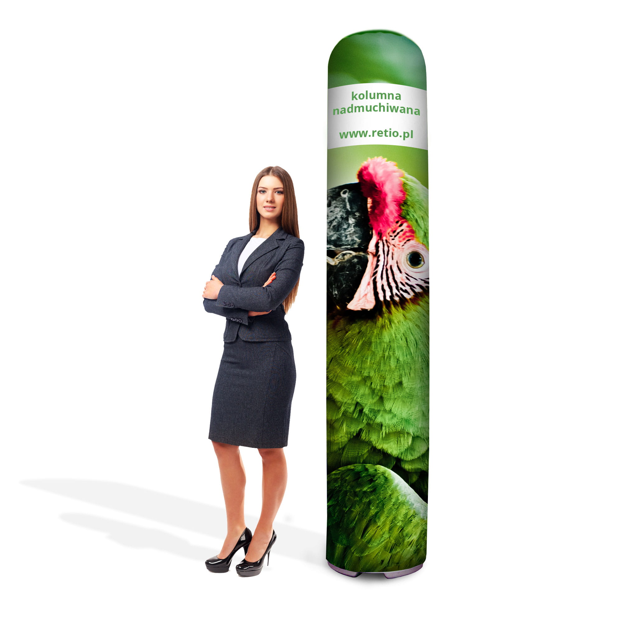 Inflatable advertising totem