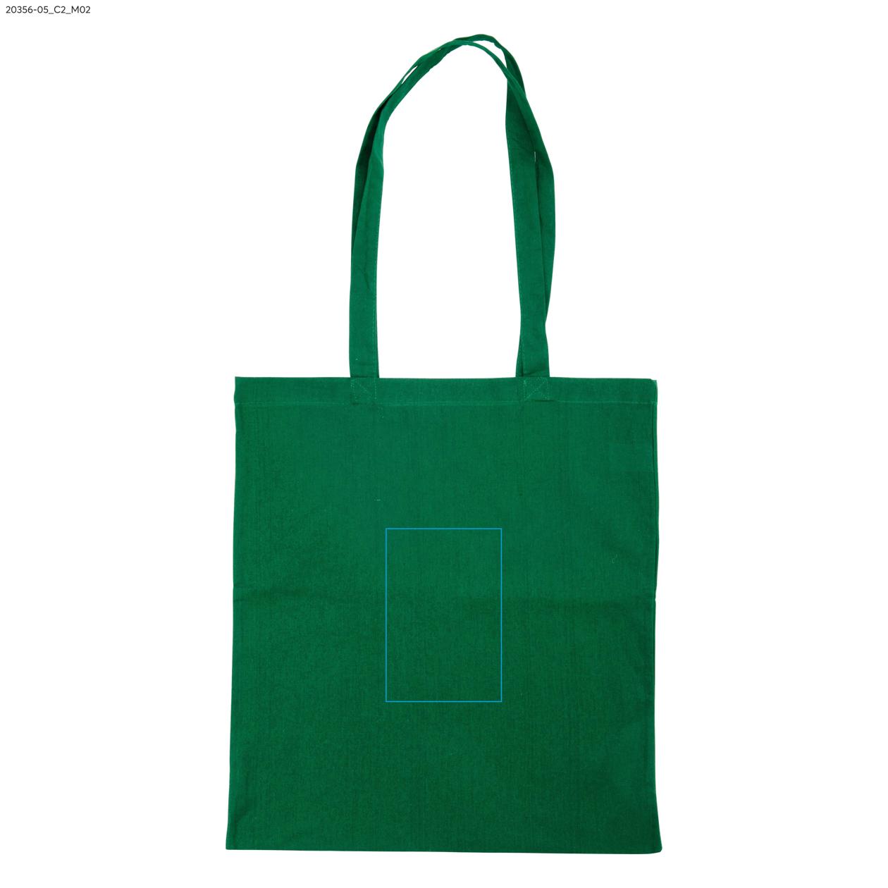 Torba bawełniana GRIS 140 g zielony z logo
