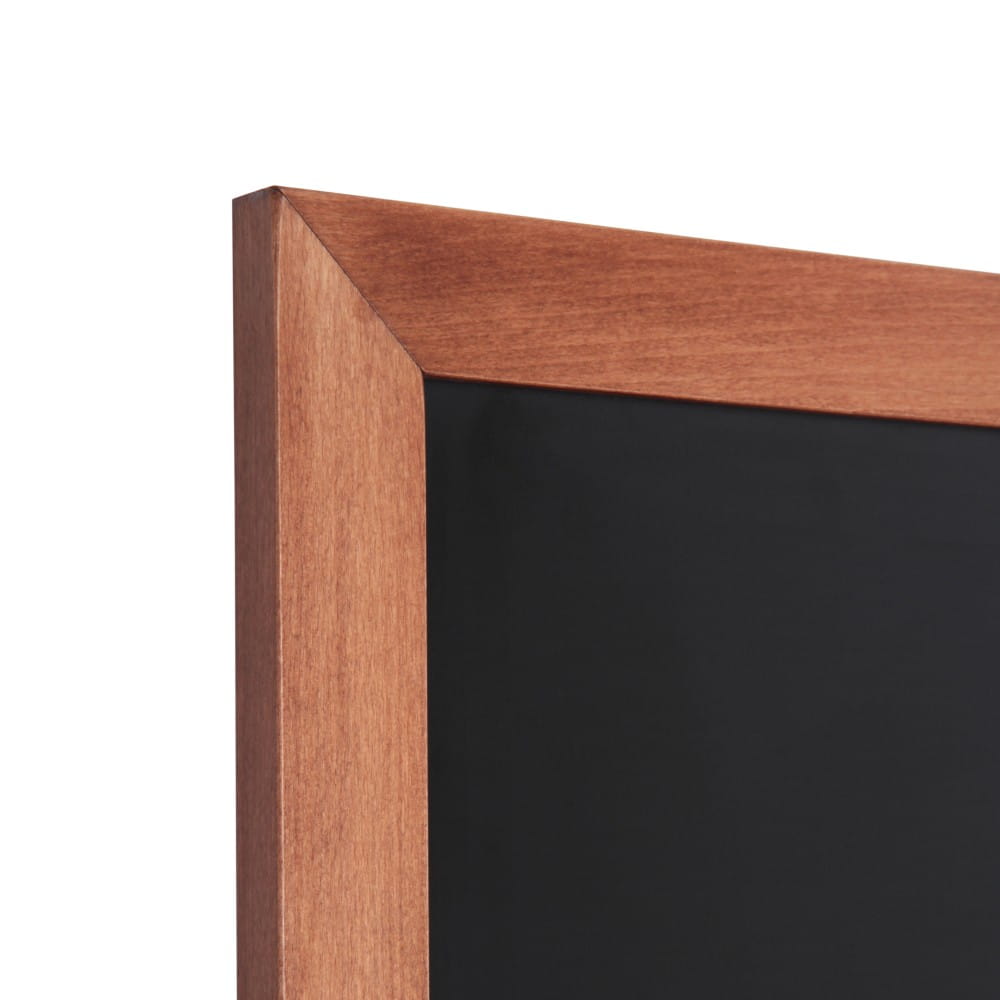 NATURE Chalkboard Light Brown 56 x 120 cm, Wooden Chalkboard with a Black Surface for Writing with Chalk Markers