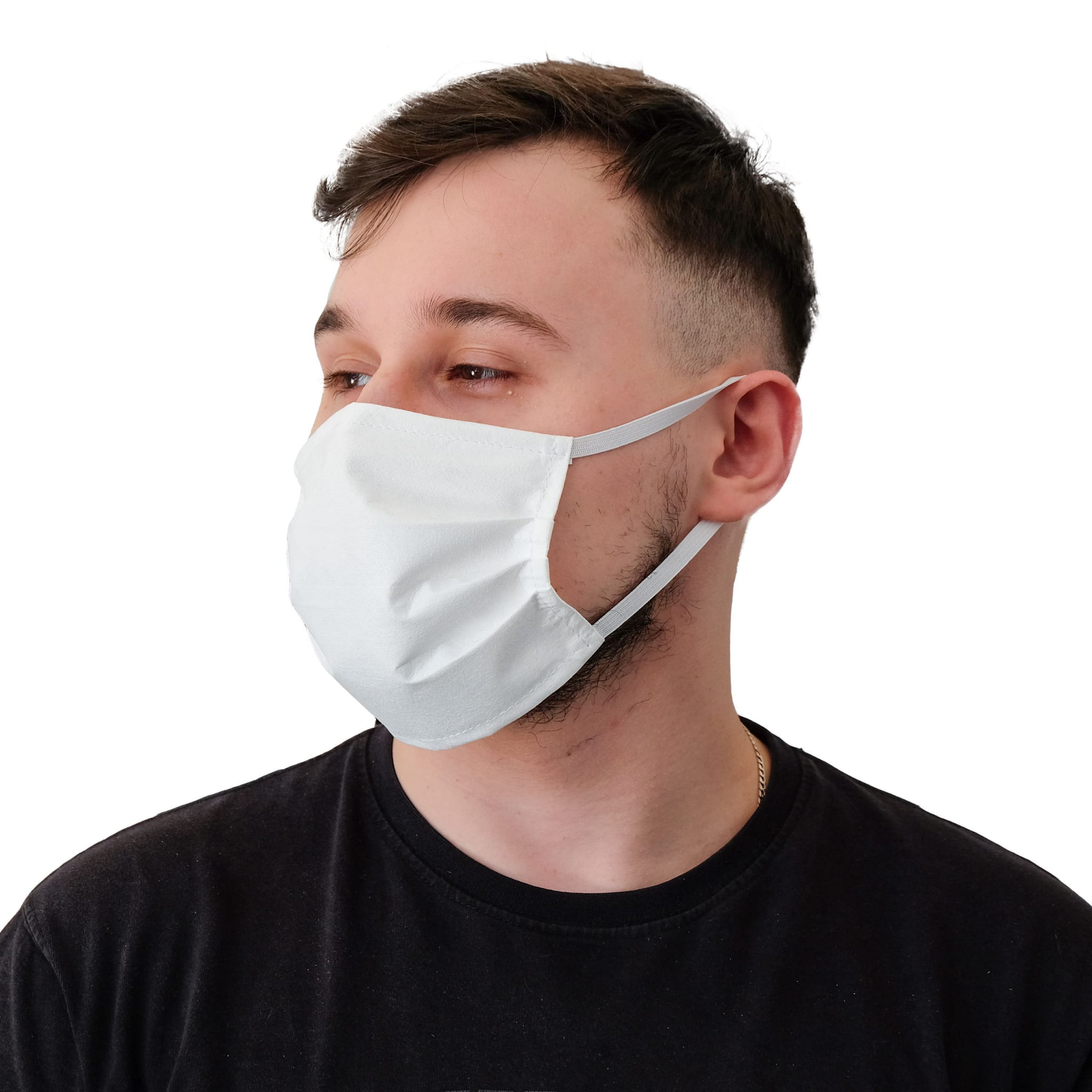 Man with protective mask