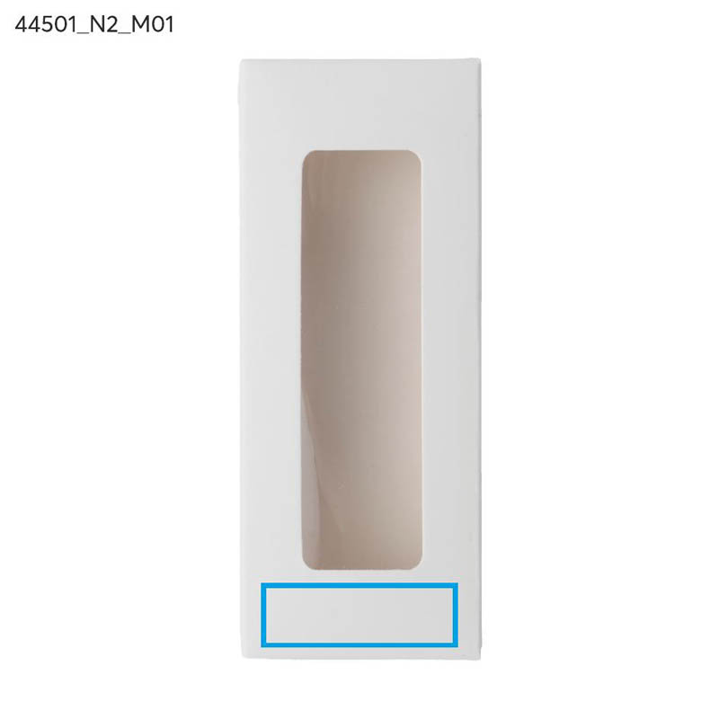 Kartonik do pamięci z małą wytłoczką biały