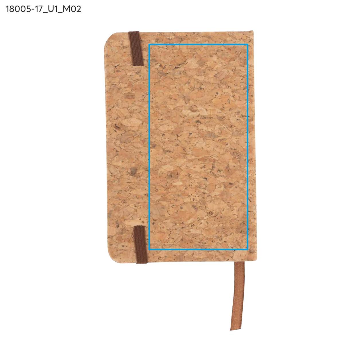 Notes CORA A6 beżowy (naturalny)