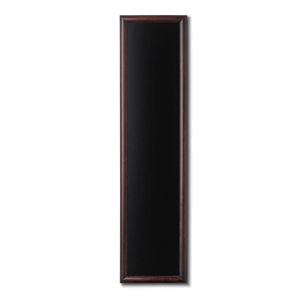 NATURE Chalkboard Dark Brown 35 x 150 cm, Wooden Chalkboard with a Black Surface for Writing with Chalk Markers