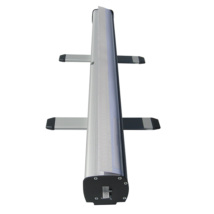 Mosquito Roll-up 100 x 200 cm Advertising stand like a Banner stand rolled up with a printout