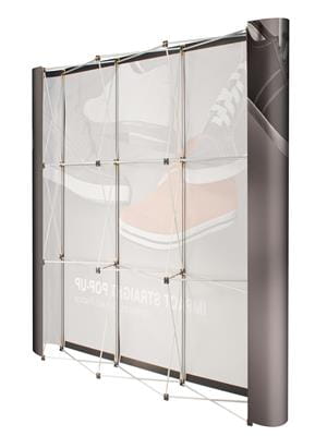 Straight Pop-Up Stand - Premium 2,5 x 2,2 m with single-sided printout