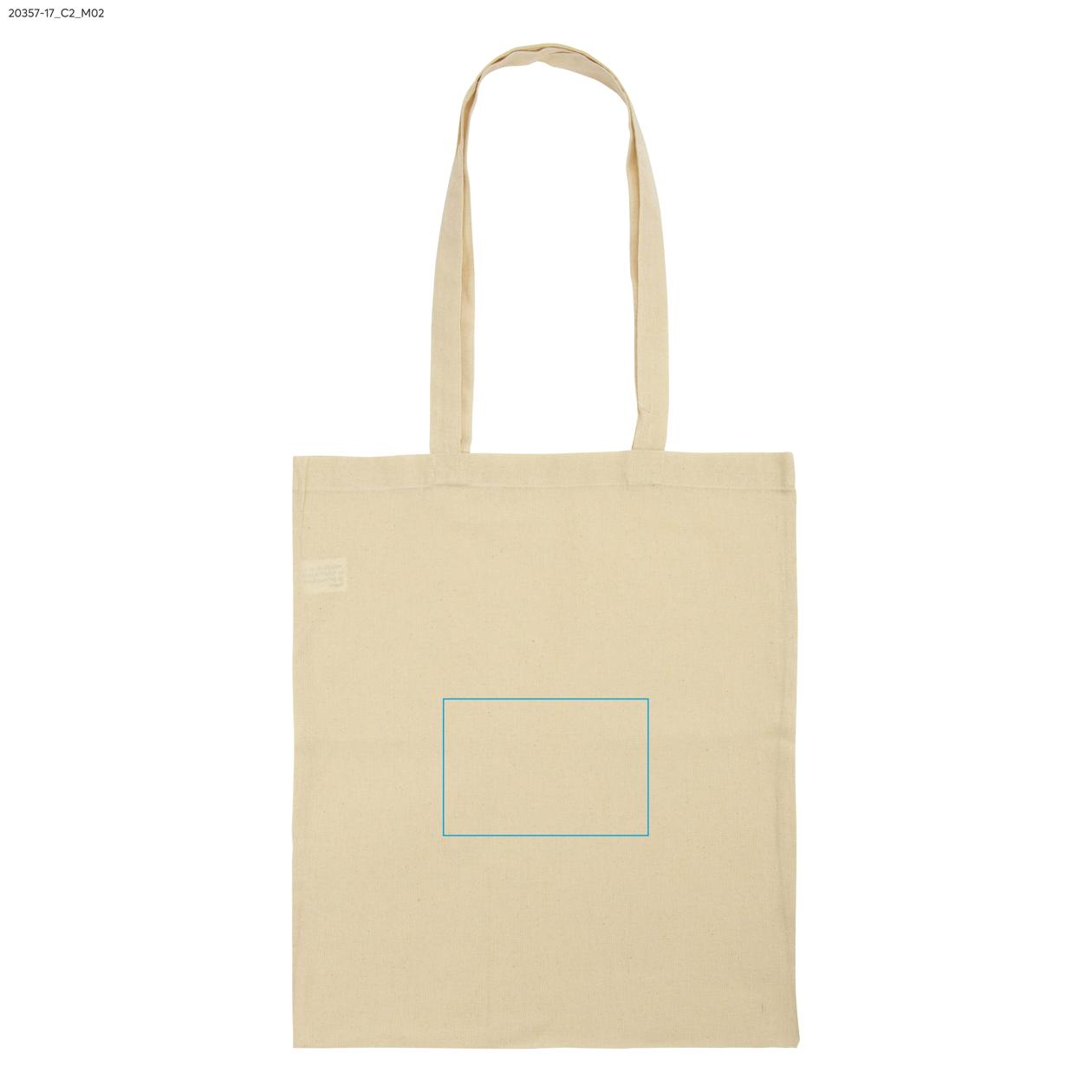 Torba bawełniana STONO 220 g beżowy (naturalny) z logo