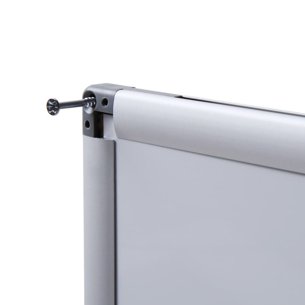 SCRITTO® Economy Magnetic Dry-Wipe Board 90 x 60 cm  White Magnetic Dry-Wipe Board for School or Office for Writing with a Marker Pen or a Felt-tip Pen