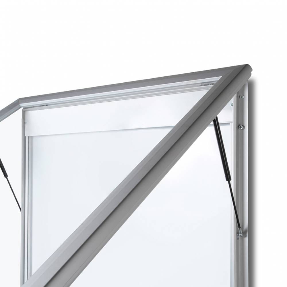 Zewnętrzna gablota magnetyczna ILLUMO A2 58x86 cm z podświetleniem LED zamykana na kluczyk do użytku zewnętrznego gablota zewnętrzna gablota ogłoszeniowa gablota informacyjna tablica ogłoszeń tablica informacyjna