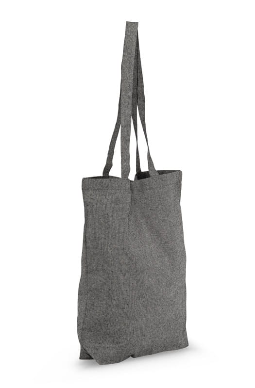Torba bawełniana LAN 140 g czarny z logo