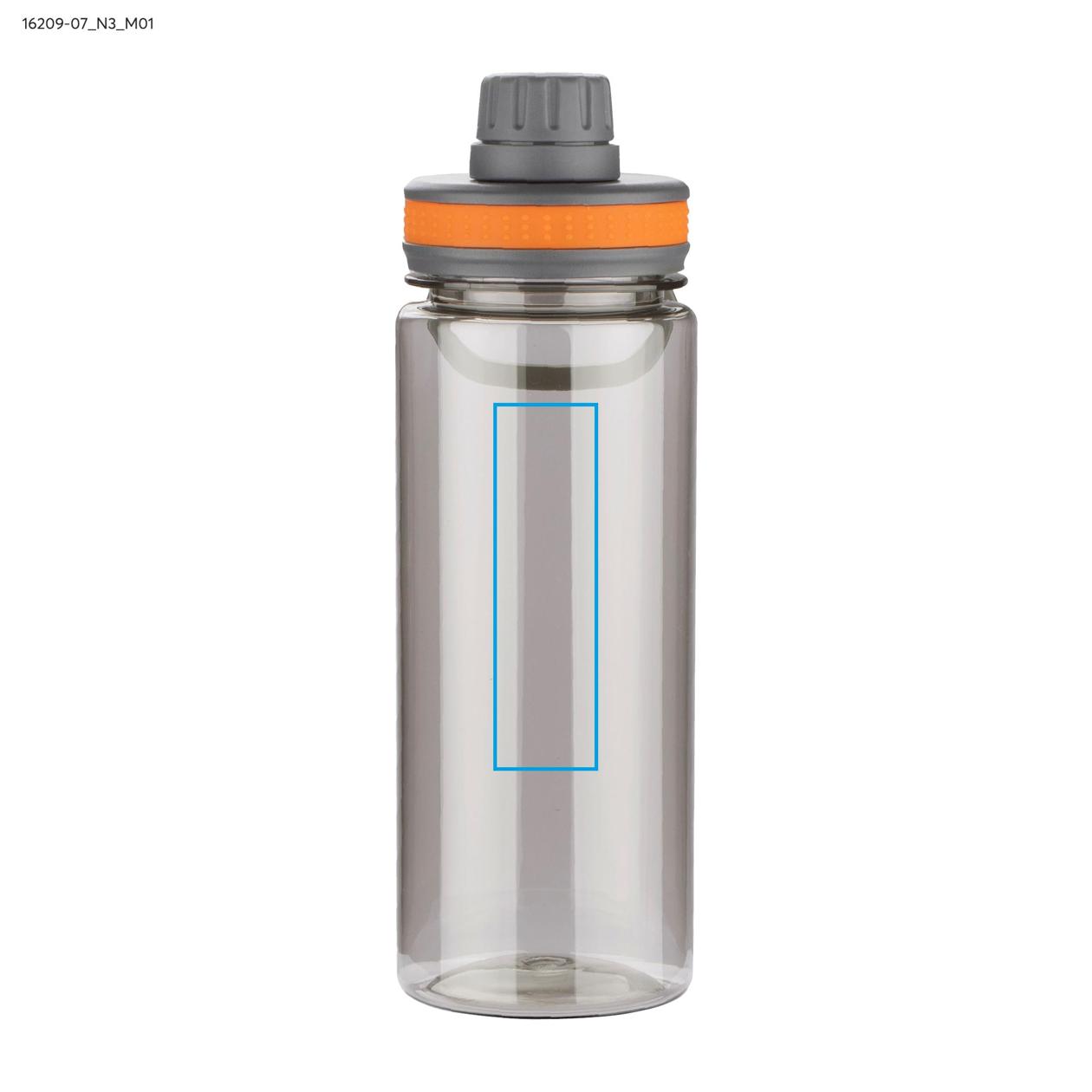 Bidon GREY 700 ml pomarańczowy