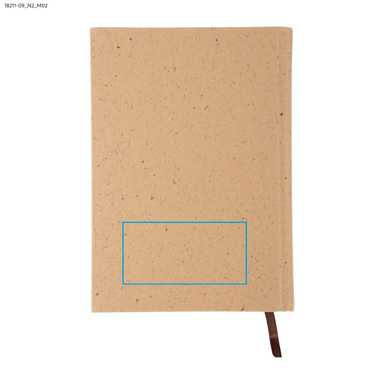 Notes COCO A5 brązowy z logo
