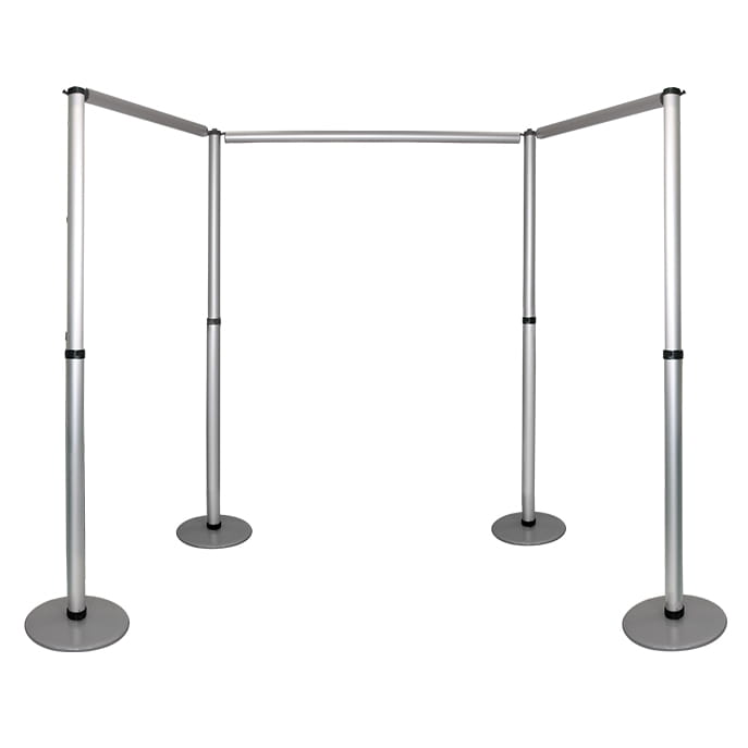 AERO Banner Stand Kit 4,5 x 2,1 m with a single-sided printout