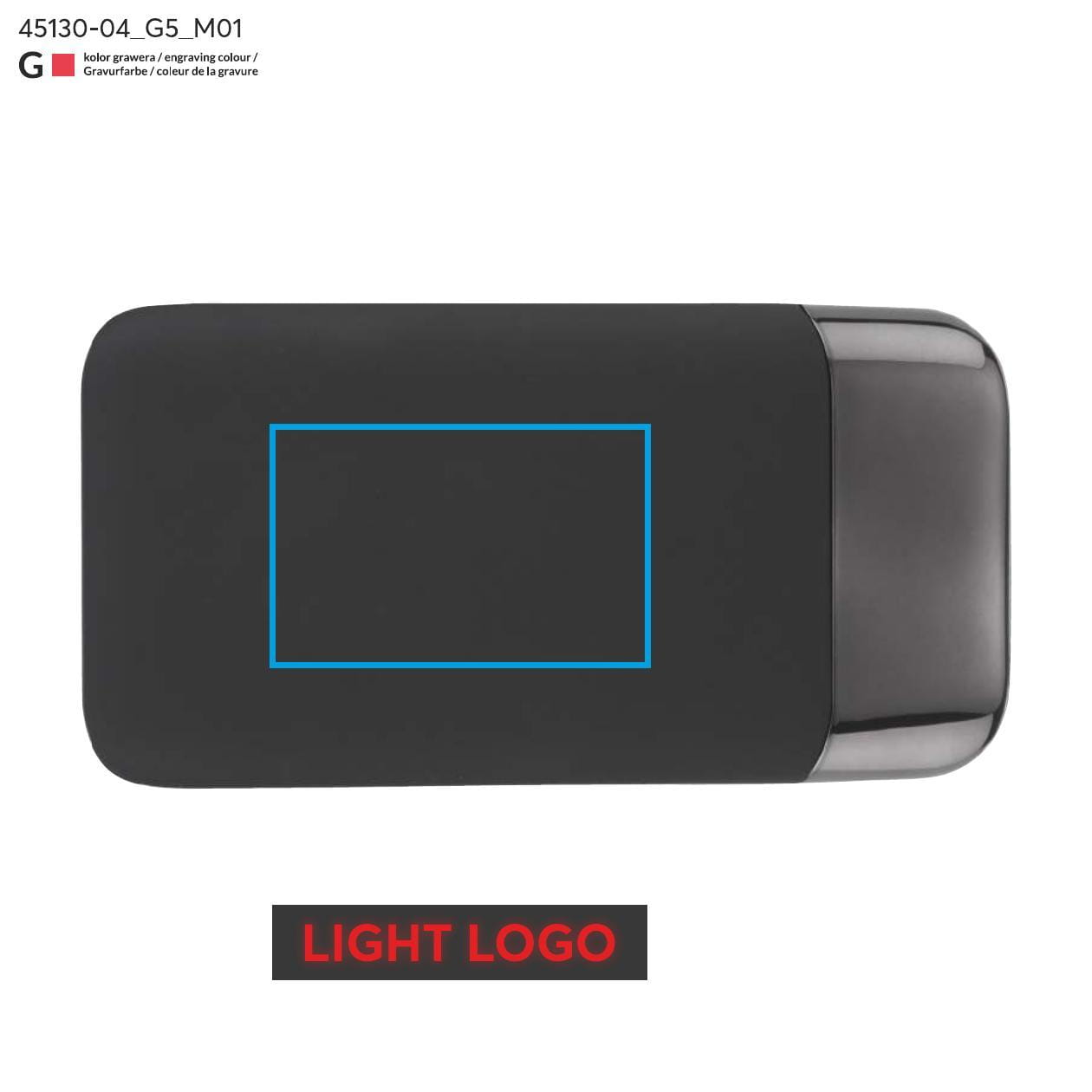 Power bank MING 8000 mAh USB-C czerwony