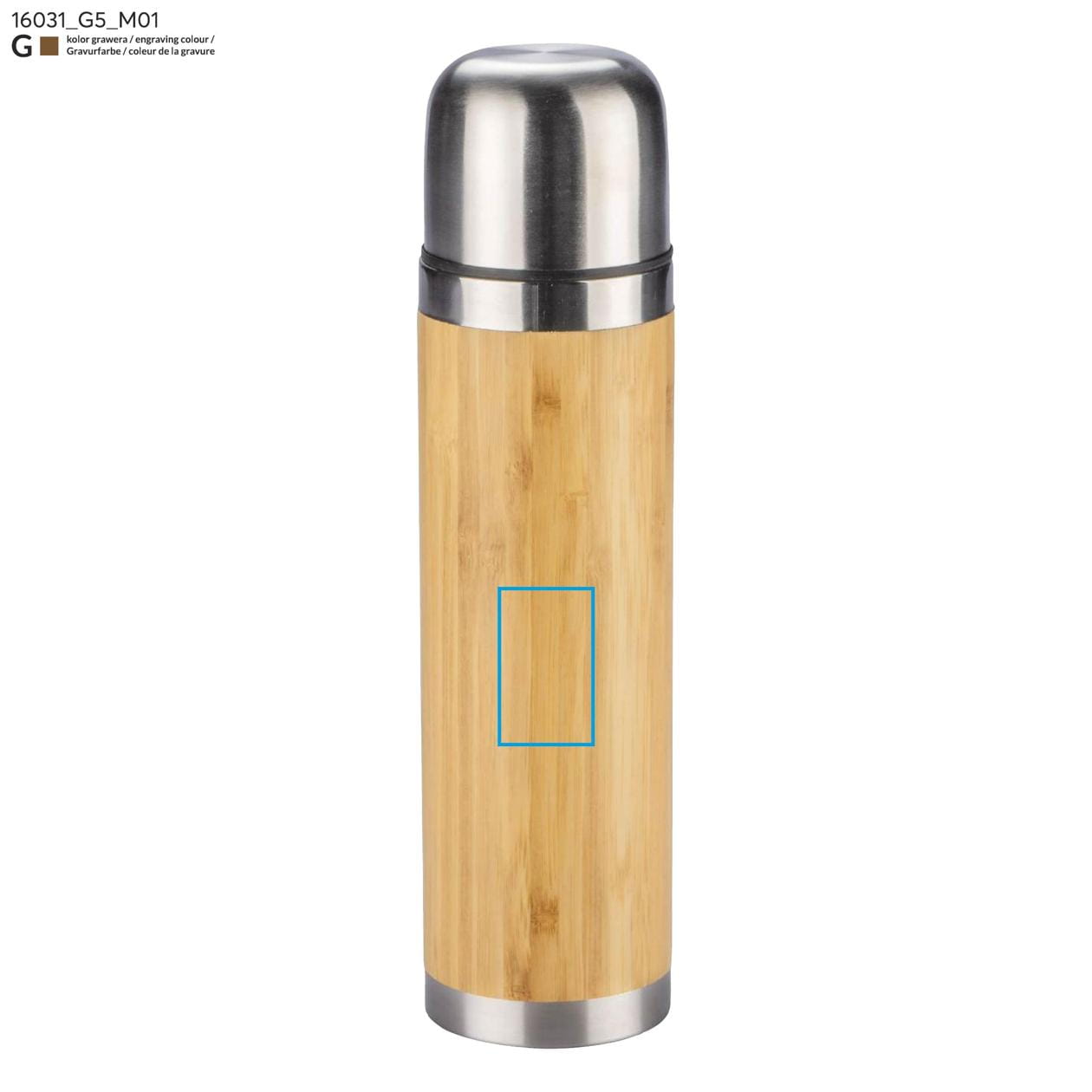 Termos BAMBI 500 ml beżowy (naturalny)