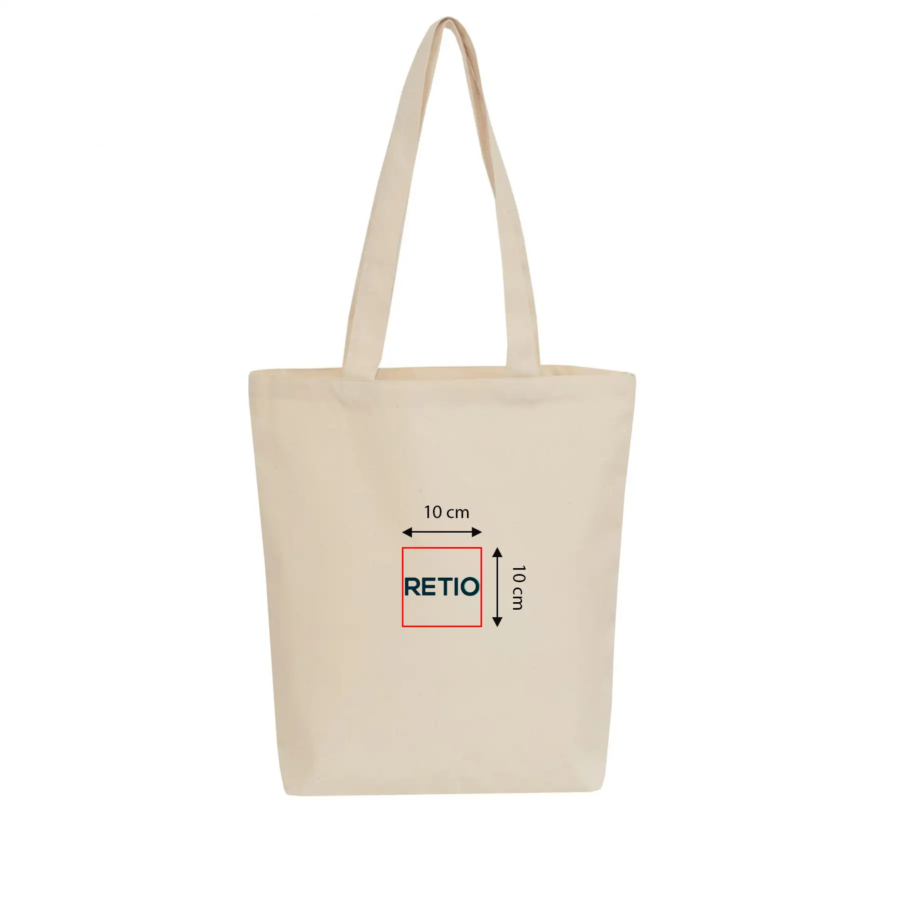 VIENNA Cotton Bag with Custom Print - print area 10x10 cm
