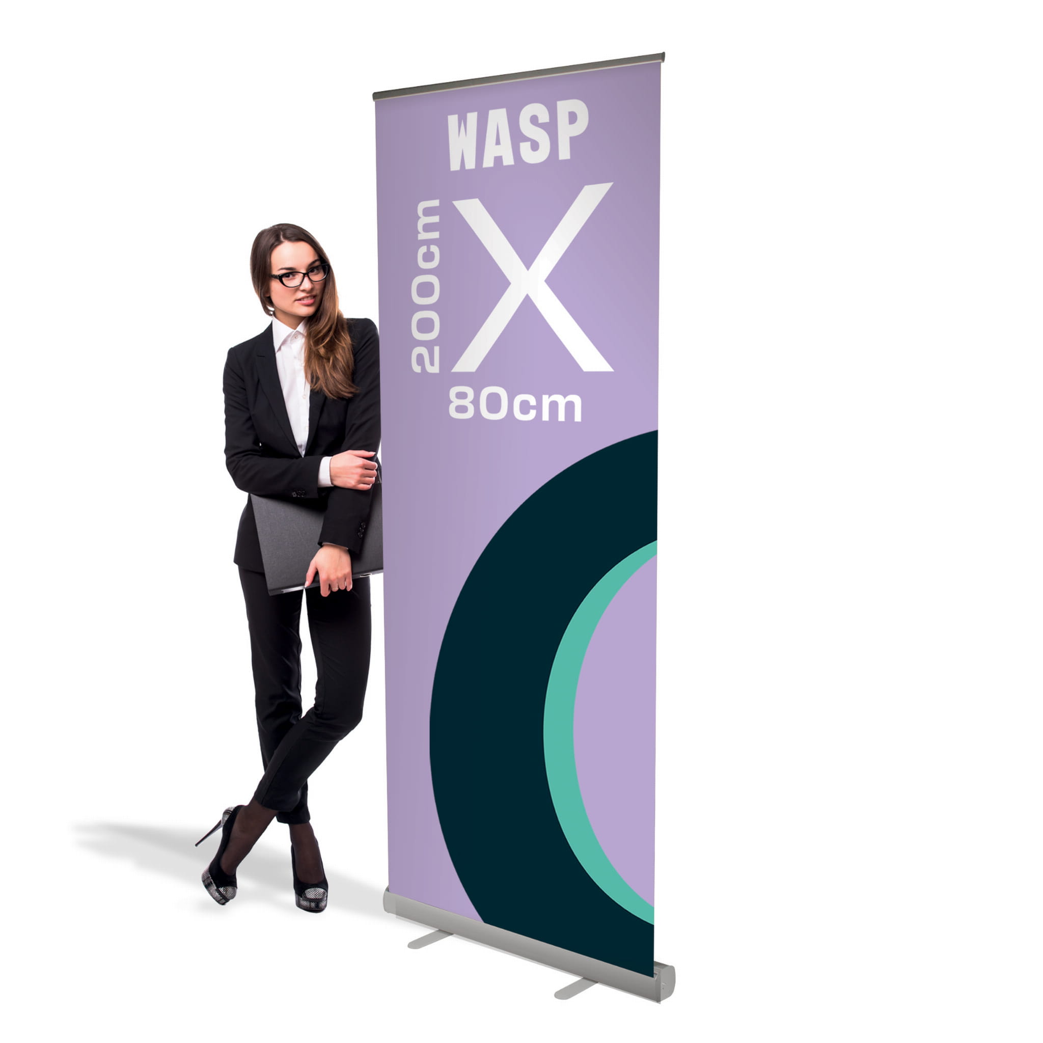 Rollup Wasp 80 x 200 cm stojak reklamowy rozwijany z opcją wydruku