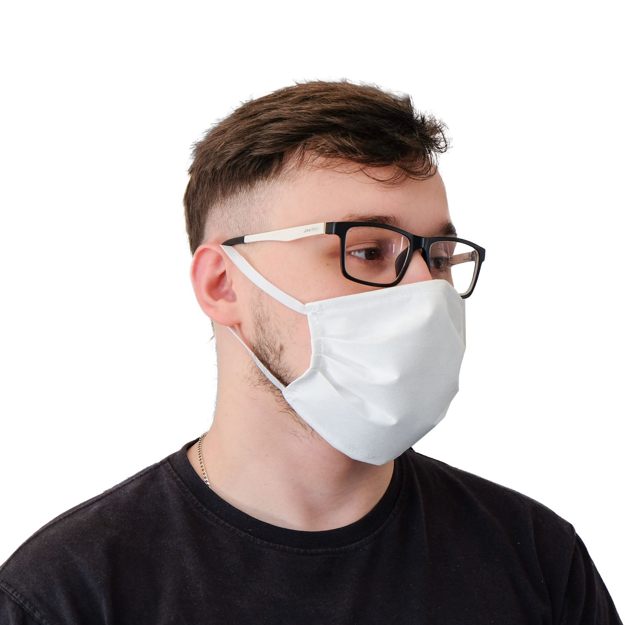 Man with protective mask