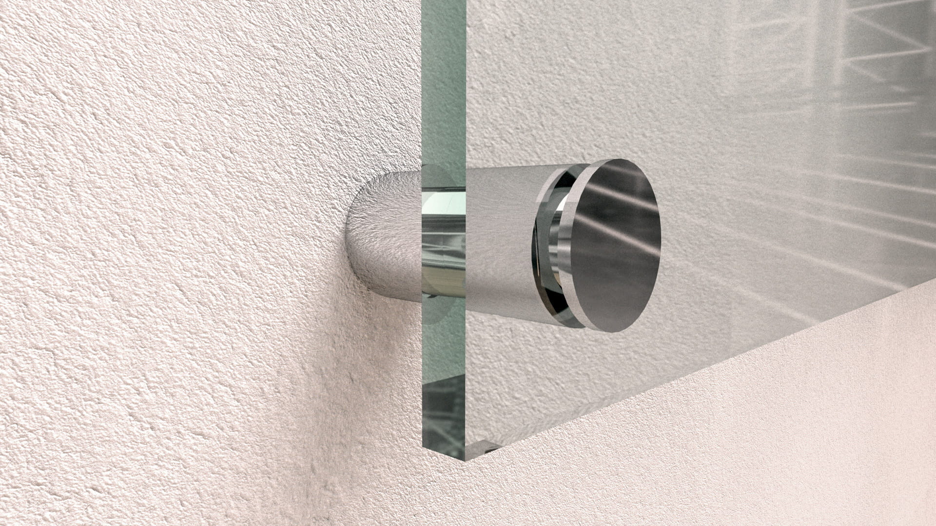 Dystans montażowy 13mm Ø Mosiądz Chrom 13x13