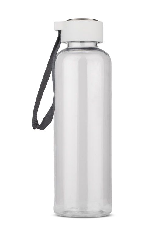 Butelka CLEAR 500 ml biały z logo