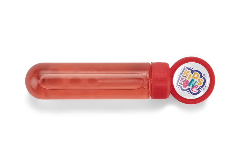 Bańki mydlane BUBBLES, 30 ml czerwony z logo