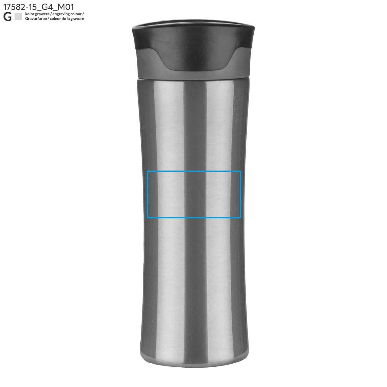 Kubek termiczny ARCTIC 400 ml grafitowy