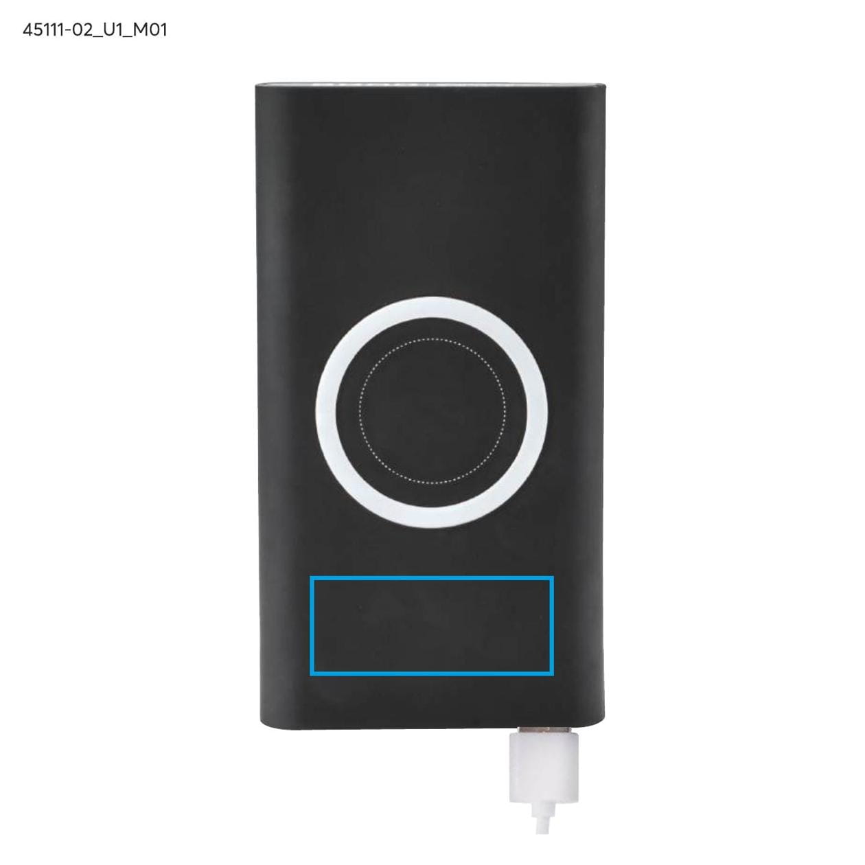 Power bank DOUBLE 8000 mAh czarny