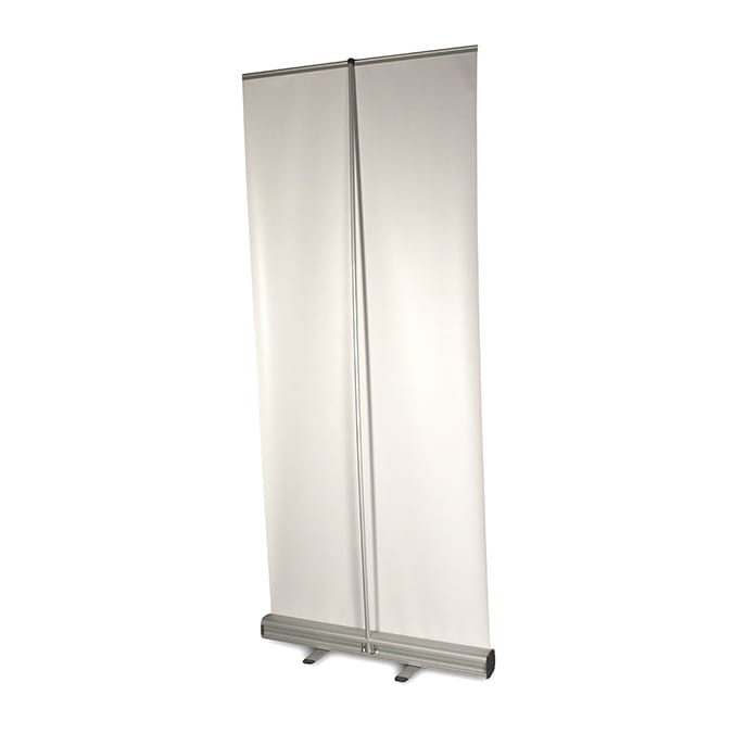 Mosquito Roll-up 80 x 200 cm Advertising stand like a Banner stand rolled up with a printout