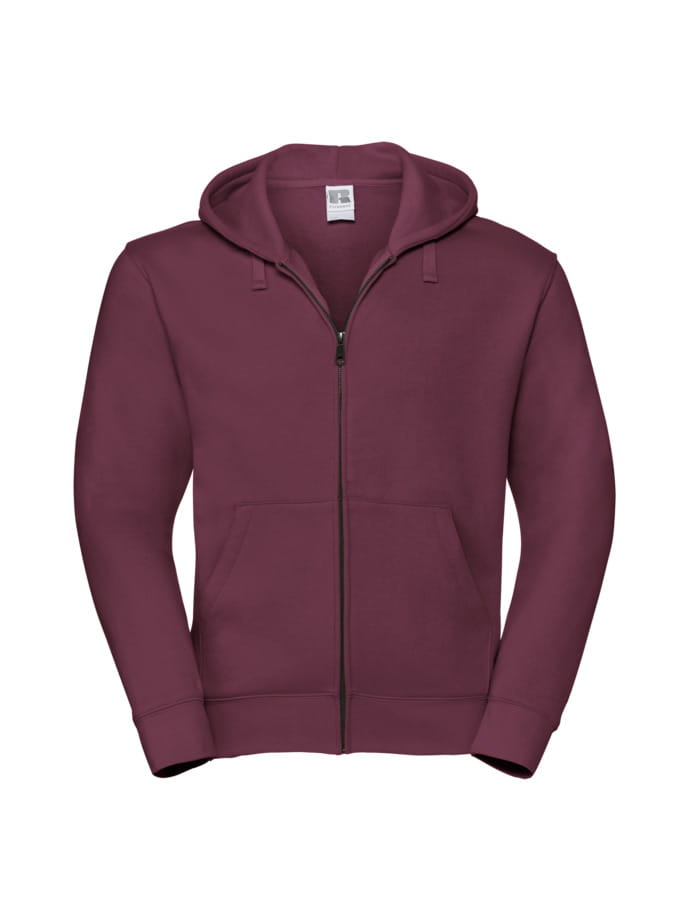 Bluza bordowy rozpinana reklamowa Russell