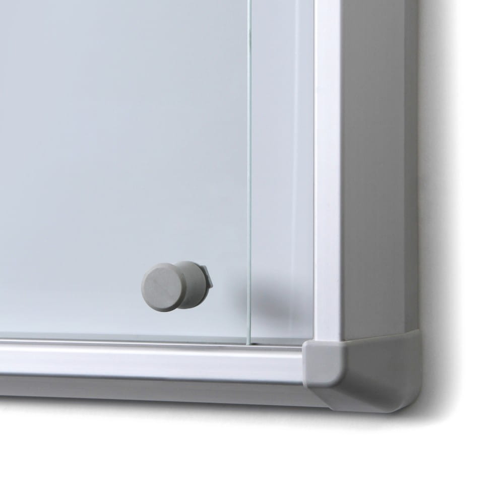 SL 21xA4 Magnetic Display Case 154x92 cm with Sliding Door, Locked with a Key for Internal Use, Display Cabinet, Advertisement Display, Information Display, Notice Board, Information Board