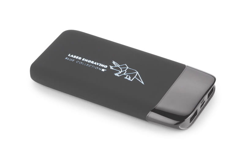 Power bank MING 8000 mAh USB-C biały z logo