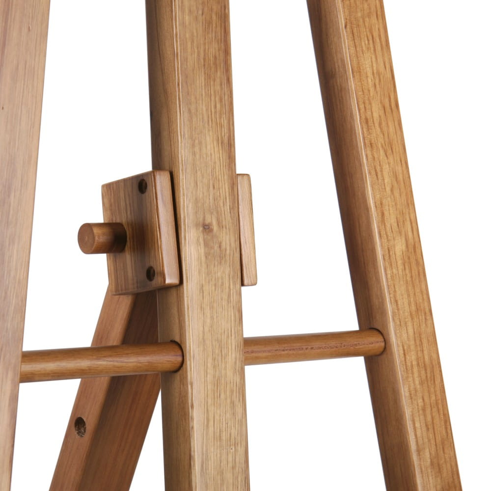 NATURE Wooden Easel Light Brown 76 x 161 cm NATURE Chalkboard Easel