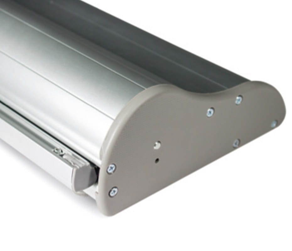 Orient Roll-up 100 x 200 cm rolled advertising stand with a printout