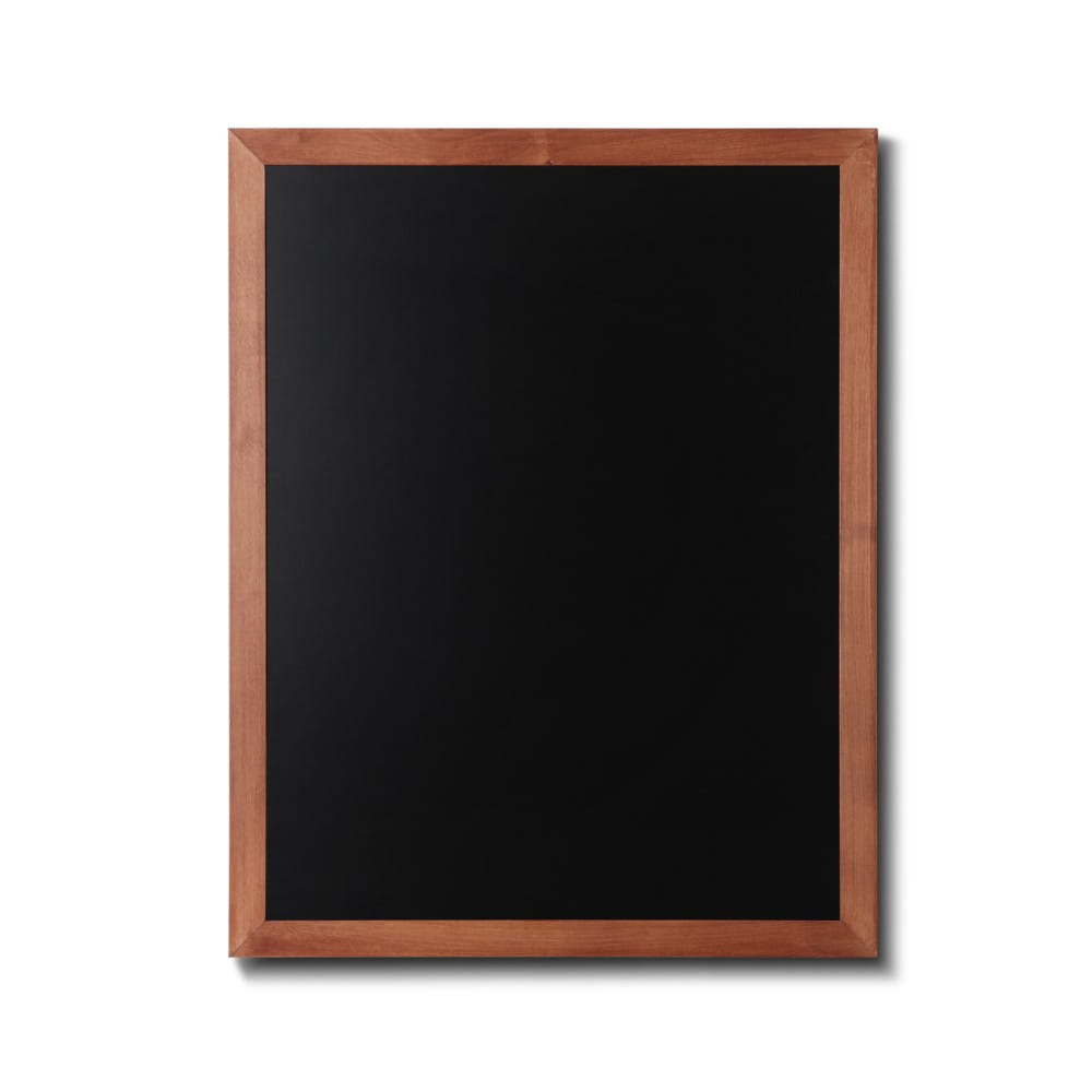 NATURE Chalkboard Light Brown 70 x 90 cm, Wooden Chalkboard with a Black Surface for Writing with Chalk Markers
