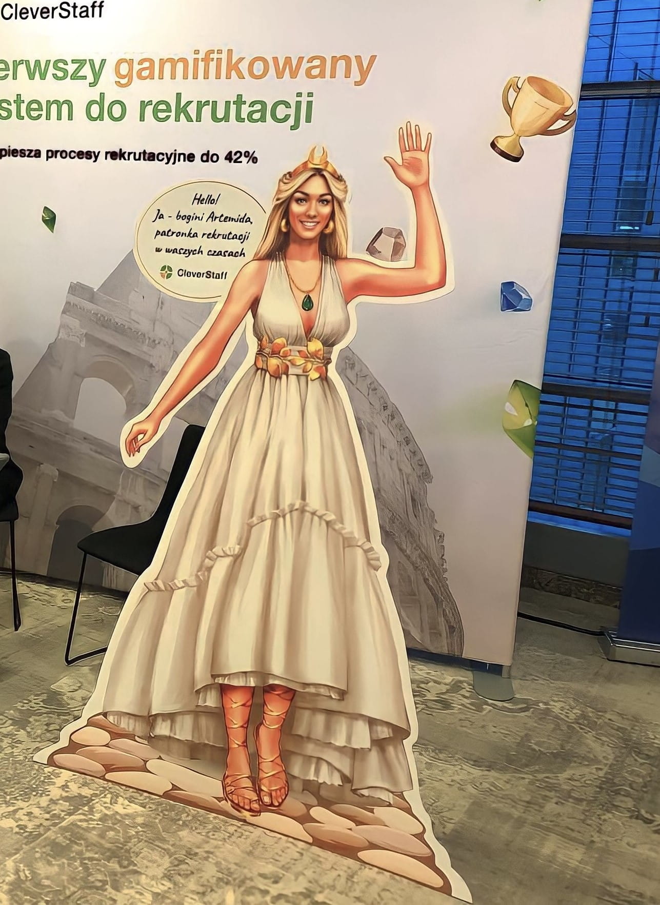przykładowa realizacja postaci reklamowej