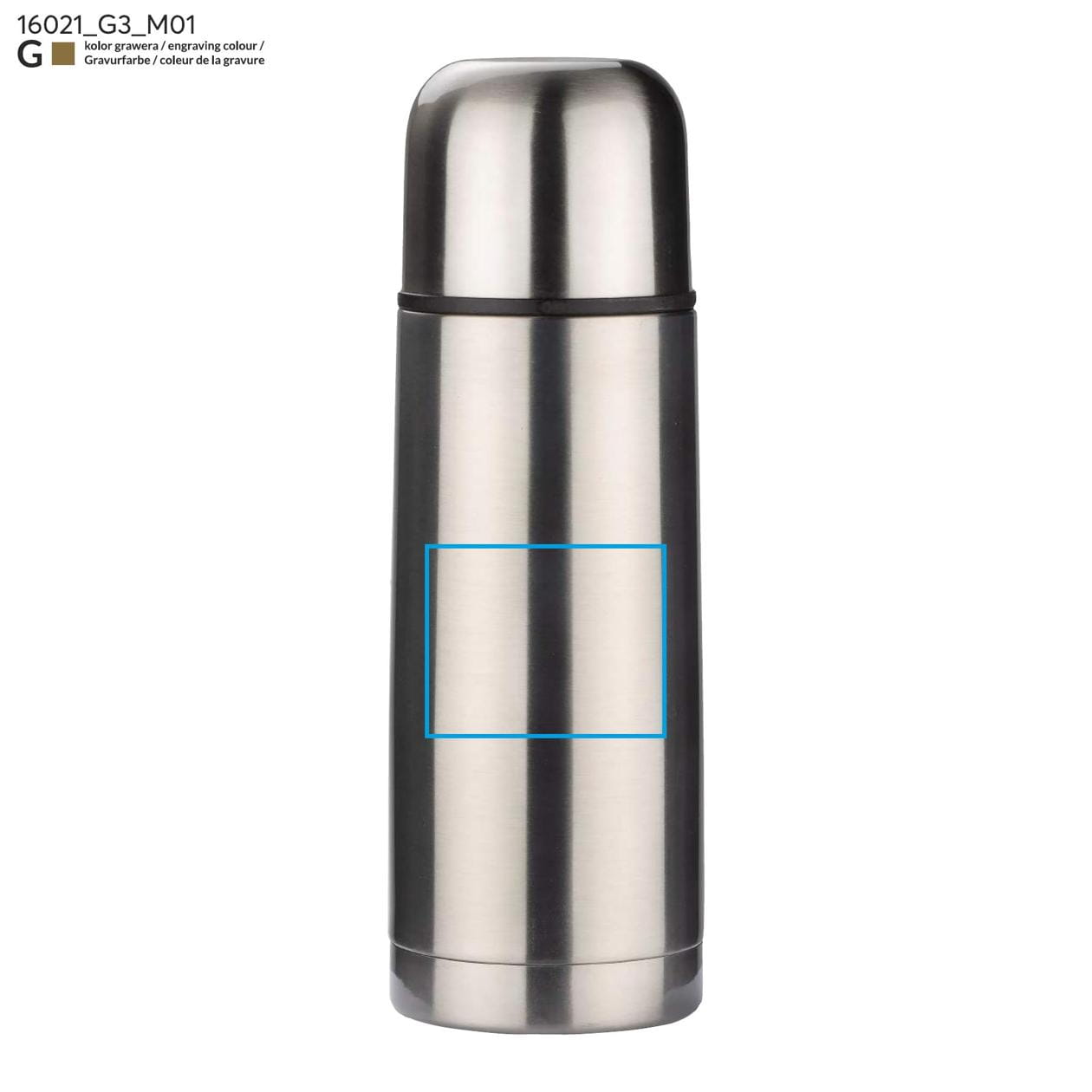 Termos SVEN 350 ml srebrny