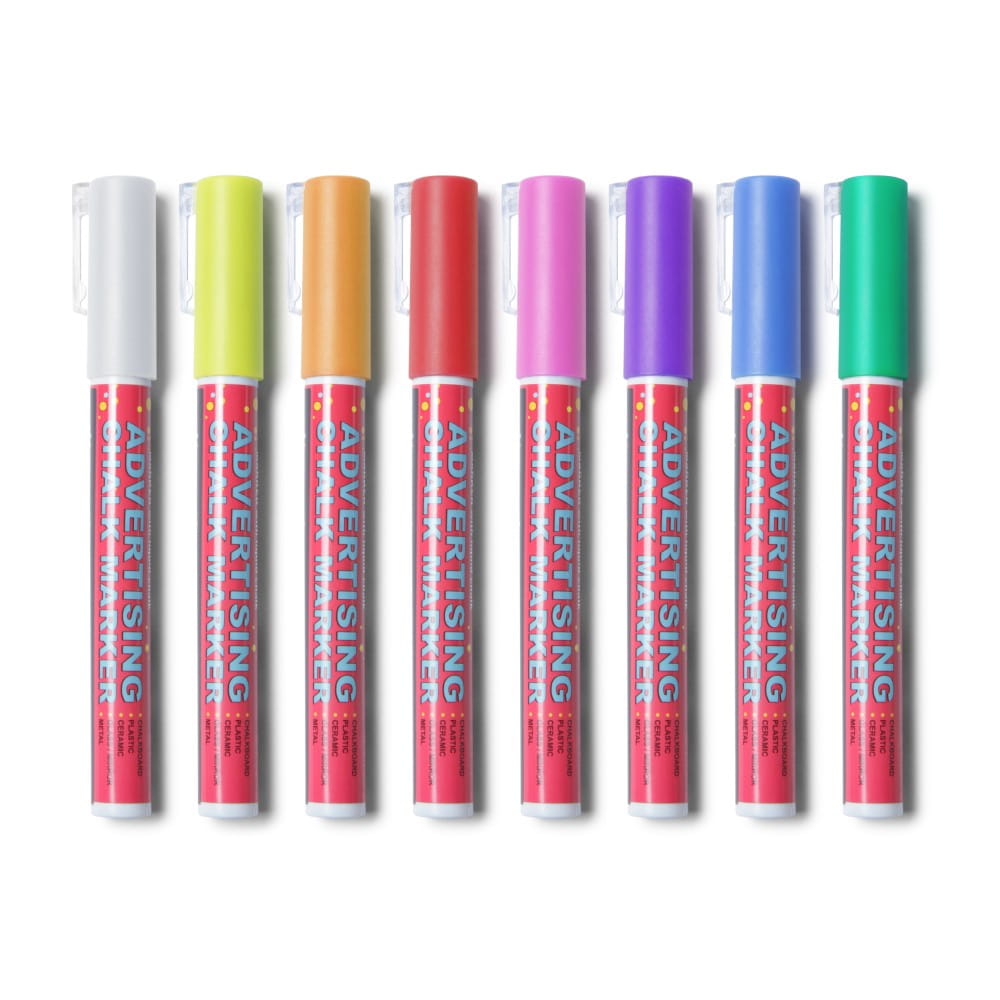 Chalk Marker 3 mm Orange Liquid Chalk Marker Pen for Chalkboards