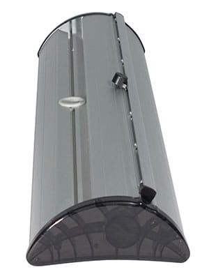 Case - Barracuda Roll-up  200 x 200 cm roll-up advertising stand with a print