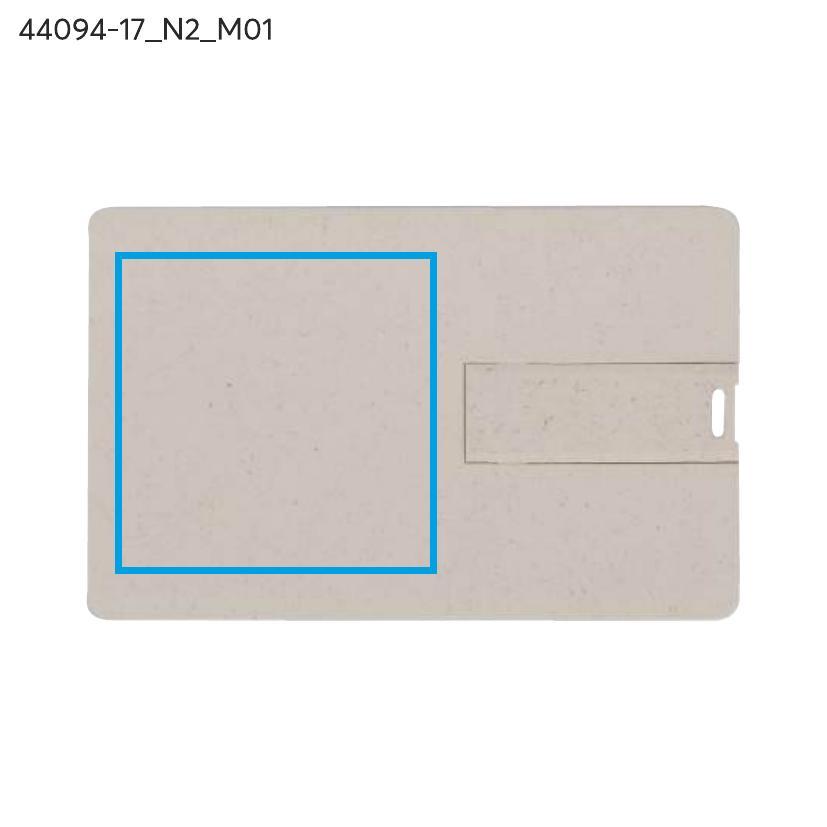 Pamięć USB KARTA ECO 64 GB biały