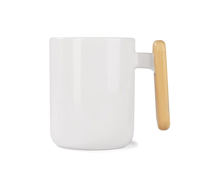 Kubek ceramiczny VAYS biały z logo