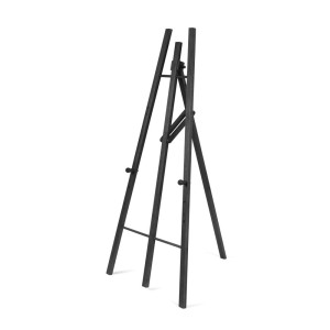 Black Wooden Stand for Chalkboards